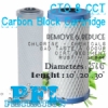 CTO CCT Carbon Block Filter Cartridge Briquette  medium